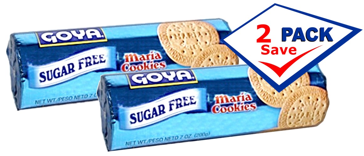 Goya sugar free Maria cookies. 7 oz.Pack of 2